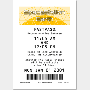 SpaceStation Earth Fastpass Posters and Art